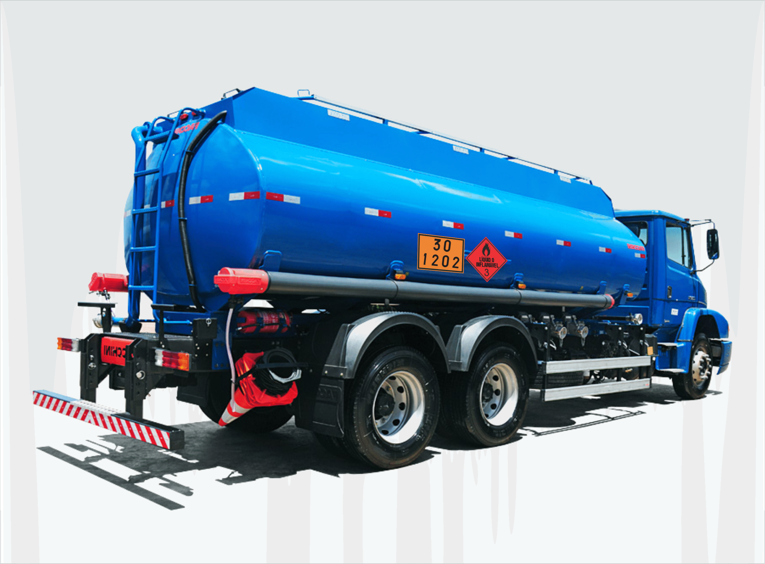 Conjunto de 4 Painéis de segurança e 3 Rótulos de Risco Transporte de Óleo Diesel - Image 5